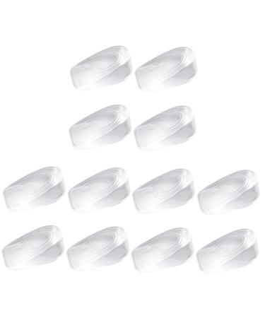 Gatuida 6 Pairs Heightening Insoles Invisible Height Increased Insoles Invisible Heighten Insole Shoes Insoles for Men Height Lift Insoles Shoe Insert Heel Pad Gel Damping Man