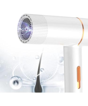 Professional Hair Dryer Infrared Negative Ionic Blow Dryer Hot&Cold Wind Salon Hair Styler Tool Hair Electric Blow Drier Blower (Type 2 White) - Buy Online on GoSupps.com