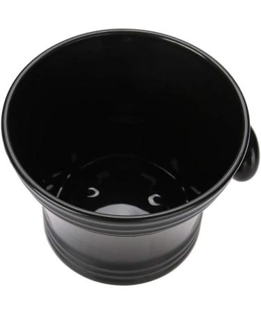 Premium Black Shaving Cream Bowl for Men | Plastic Soap Foam Shaving Bowl - Perfect for Smooth Shaves - Buy Online on GoSupps.com