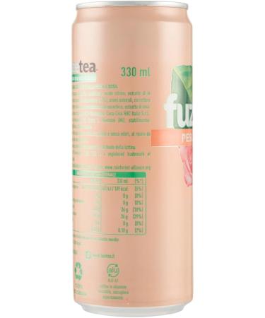  Italian Gourmet E.R. Fuze Tea Pesca Pack of 24 disposable tins of 330ml + 400g - Buy Online on GoSupps.com