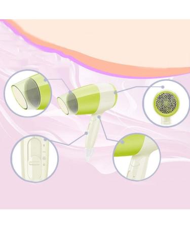 ADITAM Professional Ionic Portable Folding Hair Dryer 1200W Blow Dryer Compact Small Size Lightweight for Travel Quiet Mini Hairdryer Double The Comfort - Buy Online on GoSupps.com