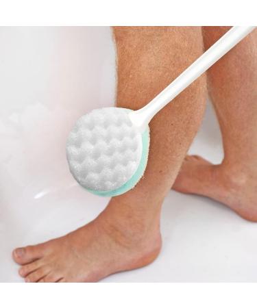 Long Handled Exfoliating Bath Sponge for Adults - Shower & Back Scrubber Brush - 26/66cm Long - Ideal for Elderly & Disabled - Buy Online on GoSupps.com