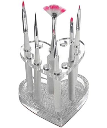 NOLITOY 2pcs Nail Art Heart Pen Holder Eyeliner Pencil Pinceles Para U as Acrilicas Eyeliner Stand Bracket - Buy Online on GoSupps.com
