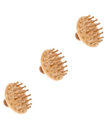 Beavorty 3st massage comb from beech Broad tooth massage comb scalp massage gear for wood comb comments made of sandalwood head massage ridge shampoo massage brush hair du Miss multifunction