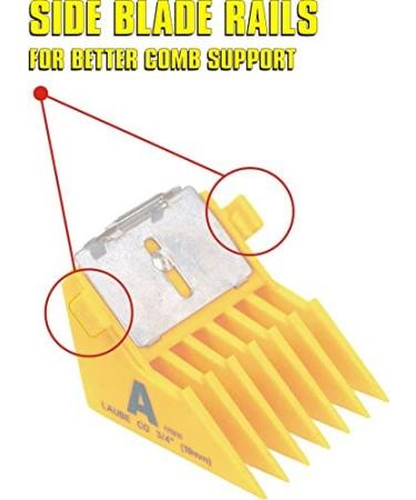 Laube Big K Style Blade Combs - Set of 6 | Professional Grooming Accessories - Buy Online on GoSupps.com