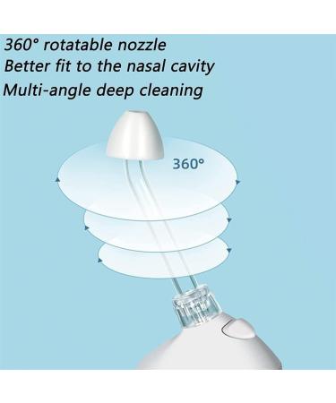 Sinus Rinse Kit 5 Cleaning Modes 4 Nozzles Nasal and Sinus Irrigation System 360 Degree Rotation Cleaner Nose Rechargeable Allergic Rhinitis Neti Pot (Color : Black) - Buy Online on GoSupps.com