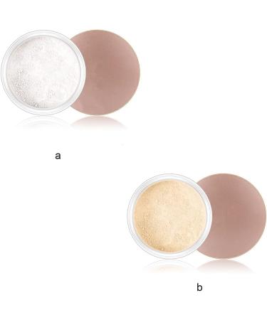 twcrvil Loose Powder Makeup Transparent Face Matte Finishing Setting Long Lasting Cosmetic Beauty Accessories Gifts Women Girls Type 1 - Buy Online on GoSupps.com