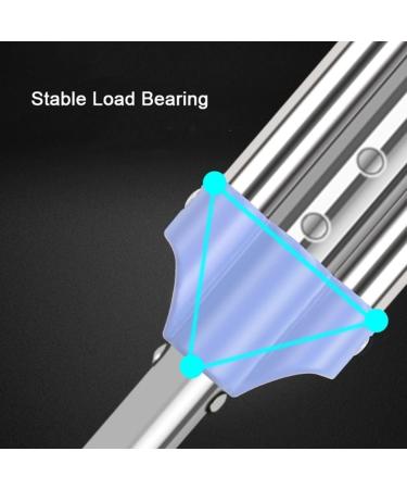 Adult Crutches Elderly Crutches Portable Stainless Steel Medical Underarm Crutches Adjustable Comfort Handle Crutches Load Bearing 136kg Convenient Independence - Buy Online on GoSupps.com