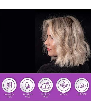 ArtNaturals Purple Hair Mask - For Blonde, Silver & Platinum Hair - Removes Yellow Brassy Tones - Deep Conditioning Treatment - Sulfate Free (8 Oz) - Buy Online on GoSupps.com