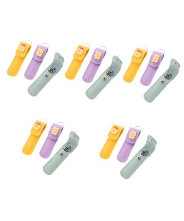Healifty 15 Sets Earpick Earwax Remover Tool Kit Digger Spoon Set Wax Extraction Ear Cleaning Tool Tweezer Kit Tweezer Cleaner Earwax Removal Ear Digger Spoon Set Ear Wax Removal Tool Cute