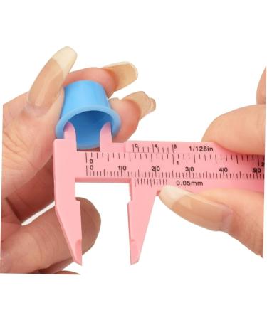 Mikinona R gle Sourcils Plastique Portable Coulisse Pr cise Pour Microblading Et Maquillage Outil Mesure Visage Et L ger Rose - Buy Online on GoSupps.com