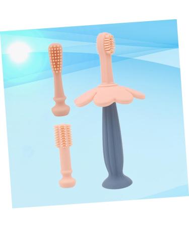 Beavorty Child Tooth Cleaning Tool - Silicone Infant Toothbrush (1 Pack Pink) | Gentle Mouth Care for Kids - Buy Online on GoSupps.com