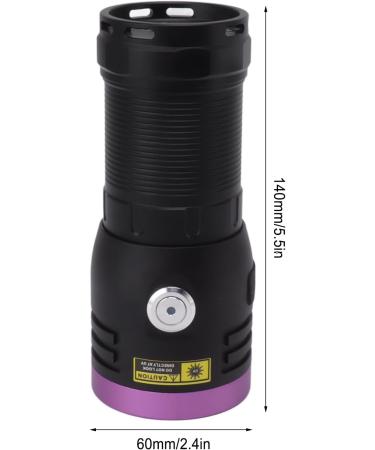 365nm Flashlight Aluminium Alloy USB Type C 60W UV 365nm Light Flashlight Torch for Cat Urine Detection Dry Stains Detection - Buy Online on GoSupps.com