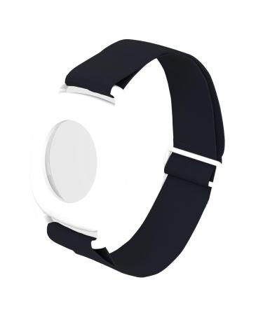 Sensor cover bracelet for freestyle Libre protective cover compatible with freestyle Libre 1 & 2 silicone-free stretchy bracelet for diabetics (XXL-Schwarz) XXL-Black