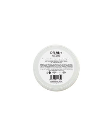 DELON Intense Moisturizing Body Butter 6.9 Oz (Coconut) 4-Pack - 27.6 Oz Total - Buy Online on GoSupps.com