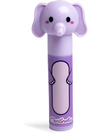 MARTINELIA - Animal Lip Balm for Kids - Flavored Lip Balm for Girls - Toxic Free - Random Rabbit & Elephant Model: Coconut Grape Strawberry or Marshmallow - 1 unit - Buy Online on GoSupps.com