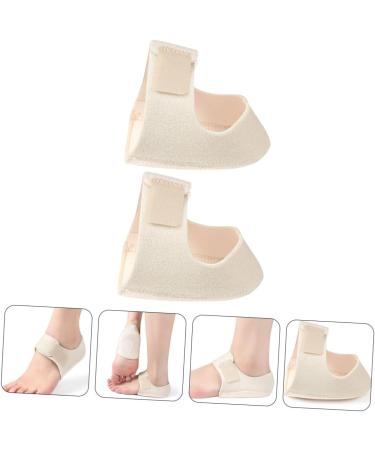 Silicone Heel Cover Non-Slip Sleeves for Kids - Heel Pain Relief & Cushioning Pads | Beige 9.5x10cm - Buy Online on GoSupps.com