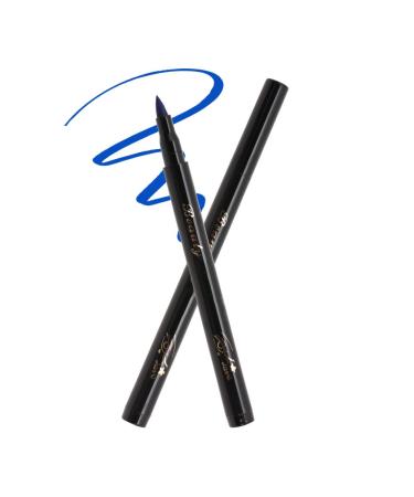 Liquid Eyeliner Pen Smudge Proof Eyeliner Long Lasting Fine Tip Eyeliner Pen for Precise Lines & Definition Precision Eyeliner Tool(Blue)