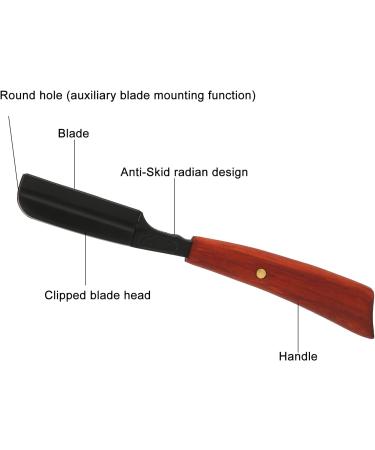 Buy Handmade Traditional Foldable Barber Razor for Men - Wooden Handle Perfect for Salons & Home Use - Buy Online on GoSupps.com
