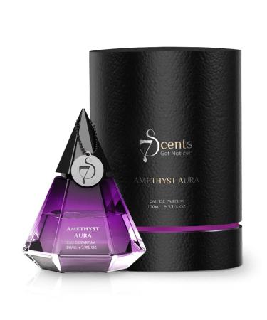 7'S Unisex Perfume Long-Lasting Luxury Fragrance for Men & Women Eau de Parfum 100ml for Valentine's Day & Special Occasions (AMETHYST AURA - Fresh)