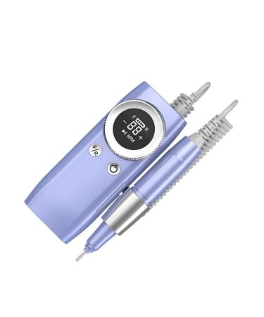 siduytin Rechargeable Electric Nail Sander - Say Goodbye to Traditional Nail Files Nails Lathe Gel Cutting Remove Tool Compact purple