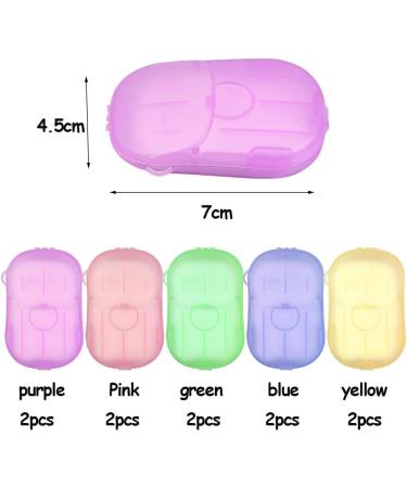 Timeset 200 PCS Disposable Paper Soap Leaves Portable Mini Soap for Travel & Camping | 10 Boxes 20 Leaves Each - Buy Online on GoSupps.com
