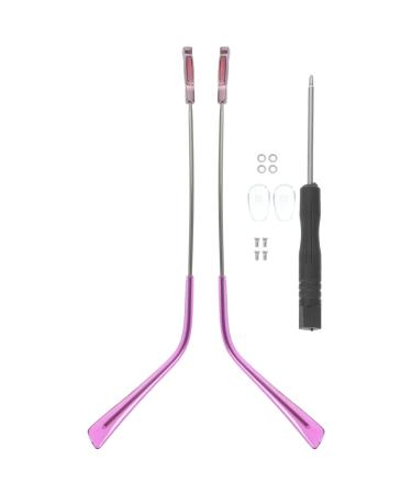 Healvian 1 pair of spare parts for glasses spare bars for sunglasses Brille part glasses replacement bar glasses bracket DIY brackets for glasses Replacement glasses Bones Repair metal suite violet