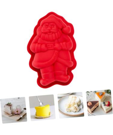 PRETYZOOM 2 Pcs Baking Mold Christmas Cookie Shape Christmas Resin Moulds Xmas Silicone Xmas Embossing Silicone Christmas Chocolate Molds Sandwich Xmas Molds Candle Silica Gel Fudge 18.2X11.5X3CM As Shown - Buy Online on GoSupps.com