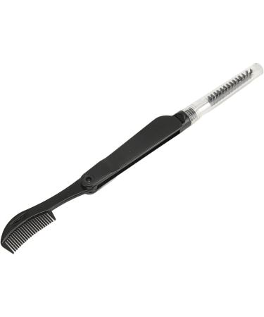 Double Head Eyebrow Brush Eyelash Comb Foldable Stainless Steel Teeth Brow Brushes Mascara Applicator Makeup Grooming Tool Professional and Handy for Women Girls Cosmetic Travel - Buy Online on GoSupps.com