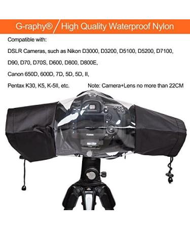 Professional Waterproof DSLR Camera Rain Cover for Nikon, Canon, Sony | Rain Protection for Digital SLR Cameras - Buy Online on GoSupps.com