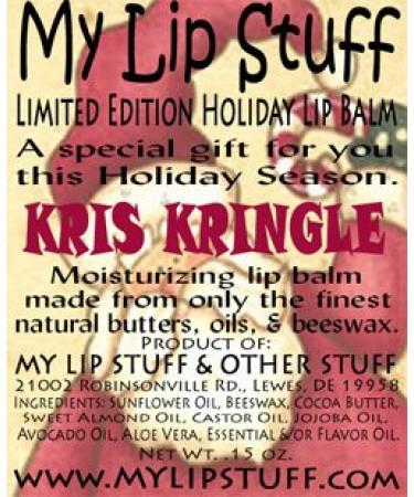 My Lip Stuff-Kris Kringle (Lemon Buttercream Flavor) Limited Edition Holiday Lip Balm