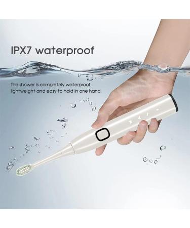 UPXNBOR Y6 Pro 2022 Sonic Electric Toothbrush - Teeth Whitening, 3 Modes, 1 Handle, 2 Heads - Y6 White - Buy Online on GoSupps.com