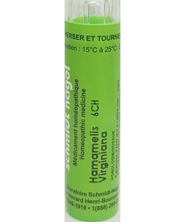 Hamamelis Virginiana 6CH Homeopathy Medicine Schmidt-Nagel Canada (Homeodel) 90 pellets/granules