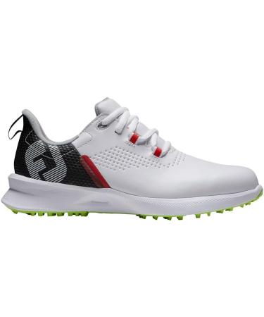 FootJoy Unisex Junior Fuels Golf Shoes - 36 EU White Black Lime | International Shipping Available - Buy Online on GoSupps.com
