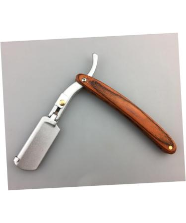 Beavorty Portable Razor for Men - Classic Straight Blade Metal Shaver | Safe & Stylish Bamboo Design - Buy Online on GoSupps.com