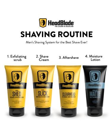 HeadBlade ClearHead Men's Aftershave Lotion - 5oz - Prevent Ingrown Hair & Irritation - Buy Online on GoSupps.com