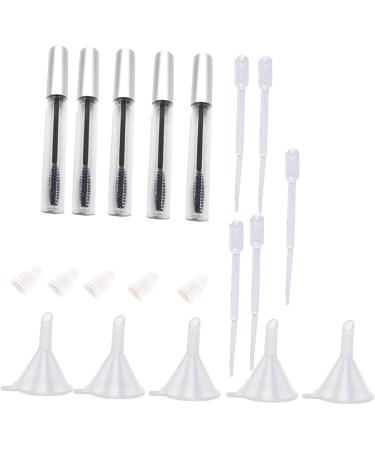 TOVINANNA 20 Pcs Empty Mascara Tube Empty Lash Tube Pipet Travel Mascara Tube Funnel Lip Gloss Tube Printable - Buy Online on GoSupps.com