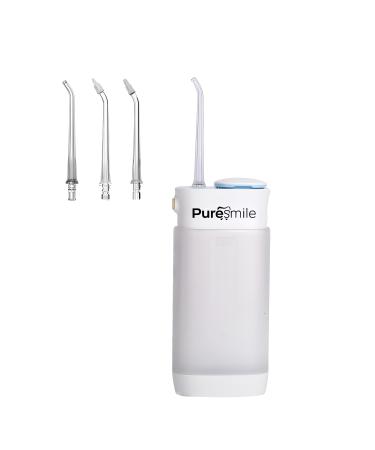 Water Flosser Mini Cordless Portable Oral Irrigator Water Teeth Cleaner Pick 4 Modes & IPX7 Waterproof Telescopic Water Tank Braces Bridges Care Home & Travel Water Flossers for Teeth - 180ml