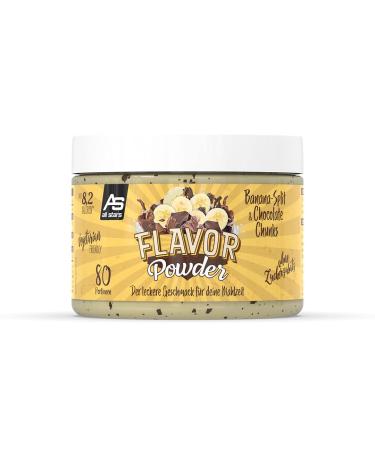 All stars flavor powder Banana-split & chocolate chunks 240g I aroma powder for food & drinks i taste powder with inulin calorie I powder with a sweet taste without added sugar