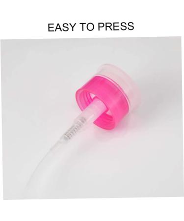 Nail Remover Pump Dispenser Nail Polish Remover Dispenser Empty Clear Push Down Bottle Plastic Pump Liquid Container Rosy 180ml - Buy Online on GoSupps.com