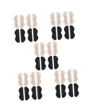 20 Pairs High Heels Heel Stickers Durable Heel Grips Shoe Heel Liners Heel Insert Cushion Shoe Inserts for Women Sponge Heel Grips Wear-Resistant Heel Grip High Elastic Sponge BEBEMOKO