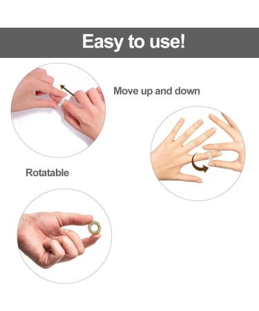 12-Piece Acupressure Massage Rings Set for Fingers & Wrists - Stress Relief Blood Circulation & Osteoarthritis Support - Buy Online on GoSupps.com