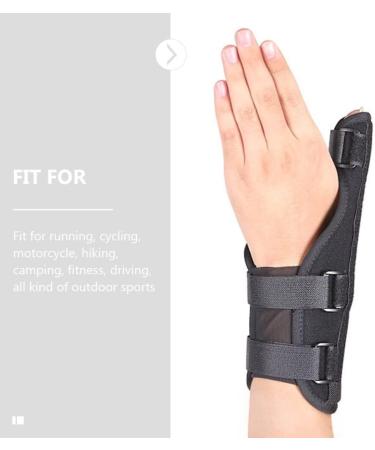 GLEAVI Breathable Wrist Brace - Left Hand Thumb Protector & Splint | Size M (24x9.5x1cm) - Improve Comfort & Support | International Shipping Available - Buy Online on GoSupps.com