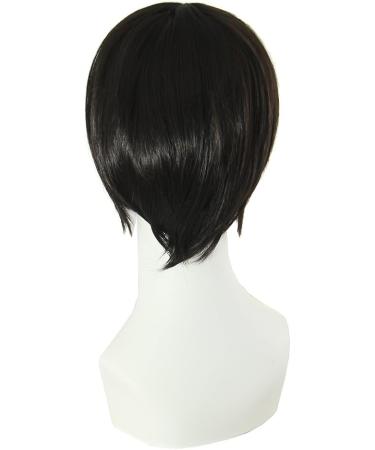 MapofBeauty Men's Short Straight Black Cosplay Wig - Buy Online on GoSupps.com