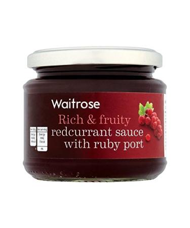 Waitrose Red Currant Sauce with Ruby Port Waitrose 215G Pack of 2