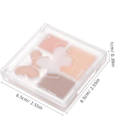 VINTORKY Plastic Pink Eyeshadow Palette Eye Shadow Plate Glitter Eyeshadow Makeup Tray - Buy Online on GoSupps.com