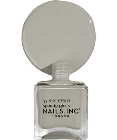 Nails.INC 45 Second Speedy Gloss Made In Marylebone 14ml Grey Nail Polish - Buy Online on GoSupps.com
