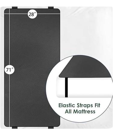 Riqinxin Grounding Mat Set - EU Grounding Cable Breathable Bed Sheet Antistatic 70x180cm for Better Sleep - Buy Online on GoSupps.com