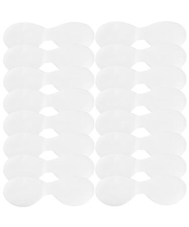 BETOOKY 100 Feuilles de Papier Yeux en Coton Non Tiss Masque Oculaire Jetable DIY Patchs Absorbants pour Soins des Yeux Lot de 100 Adapt aux Soins Peau