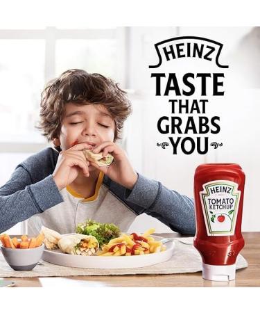 Heinz Tomato Ketchup 50/50-50% Less Salt & Sugar - Sweetener from Natural Source - No Thickeners - No Artificial Colours Flavours or Preservatives - Suitable for Vegans - Gluten Free - 2 x 880g - Buy Online on GoSupps.com